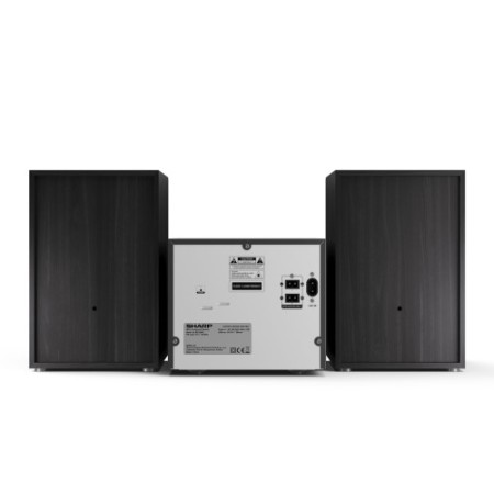 Sharp XL-B512(BK) sistema de audio para el hogar Microcadena de música para uso doméstico 45 W Negro