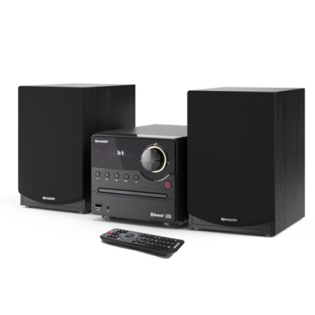 Sharp XL-B512(BK) sistema de audio para el hogar Microcadena de música para uso doméstico 45 W Negro