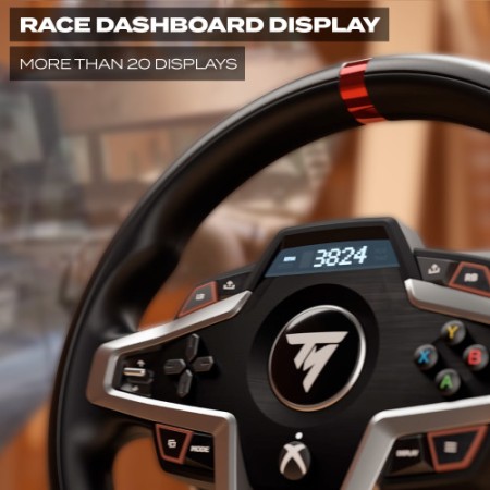 Thrustmaster 4460182 mando y volante Negro USB Volante + Pedales Analógico/Digital PC, Xbox One, Xbox One S, Xbox One X, Xbox Se