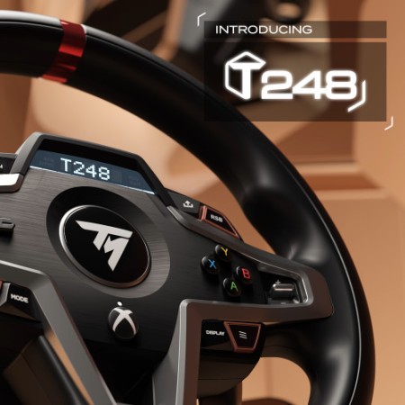 Thrustmaster 4460182 mando y volante Negro USB Volante + Pedales Analógico/Digital PC, Xbox One, Xbox One S, Xbox One X, Xbox Se
