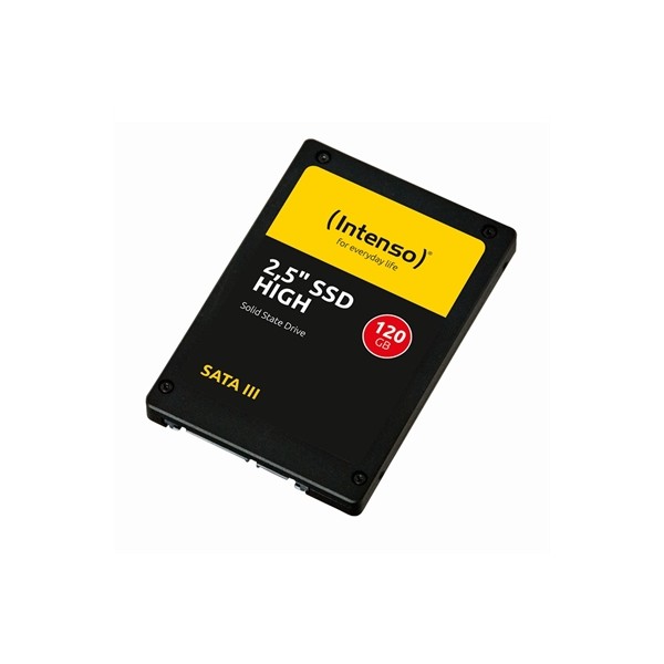 Disco duro interno solido ssd intenso high 120gb 2.5 pulgadas sata3