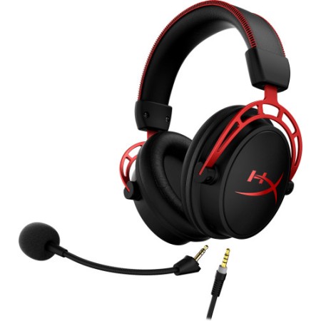 HP HyperX Cloud Alpha Auriculares Alámbrico Diadema Juego Negro, Rojo
