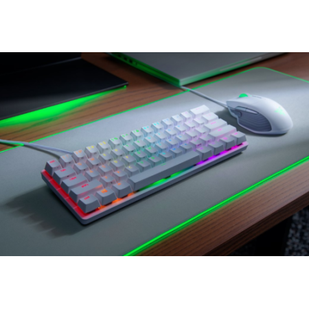 Razer Huntsman Mini teclado USB QWERTY Internacional de EE.UU. Blanco