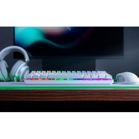 Razer Huntsman Mini teclado USB QWERTY Internacional de EE.UU. Blanco