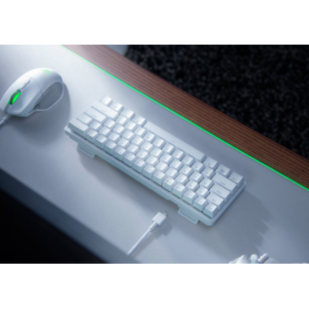 Razer Huntsman Mini teclado USB QWERTY Internacional de EE.UU. Blanco