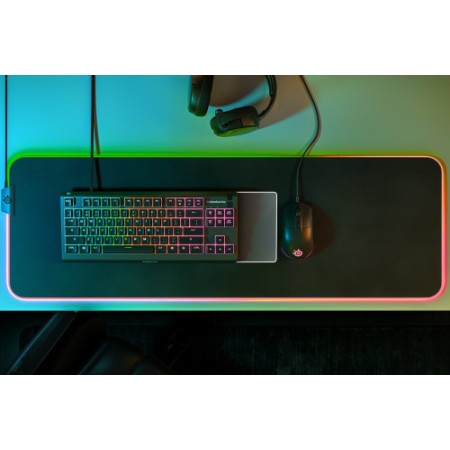 Steelseries APEX 3 TKL teclado USB QWERTY Inglés de EE. UU. Negro
