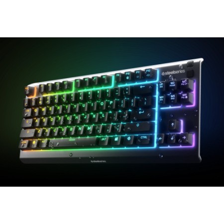 Steelseries APEX 3 TKL teclado USB QWERTY Inglés de EE. UU. Negro