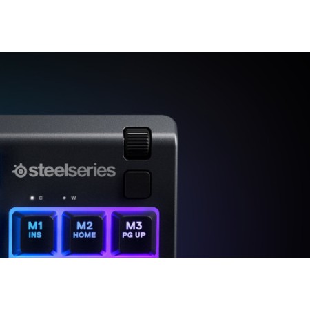 Steelseries APEX 3 TKL teclado USB QWERTY Inglés de EE. UU. Negro