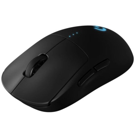 Ratón Gaming Inalámbrico Logitech G PRO/ Batería recargable/ Hasta 25600 DPI/ Negro