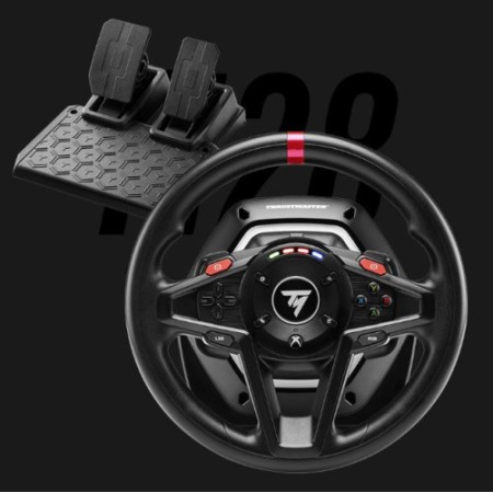 THRUSTMASTER VOLANTE + PEDALES T128 PARA XBOX / PC