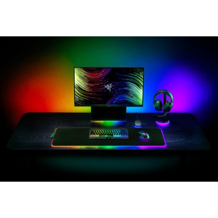 Razer Strider Chroma Alfombrilla de ratón para juegos Negro