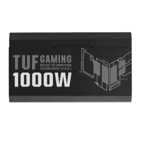 ASUS TUF Gaming 1000W Gold unidad de fuente de alimentación 20+4 pin ATX ATX Negro