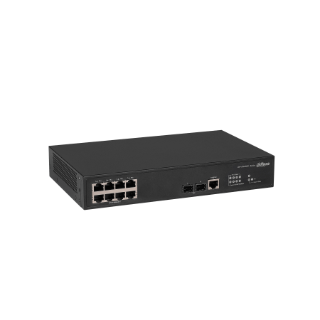 (DH-AS4300-8GT2GF) DAHUA SWITCH L2 8 PUERTOS RJ45 + 2 SFP