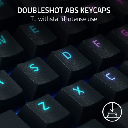 TECLADO RAZER BLACKWIDOW V4 PRO GREEN SWITCH (USA) (RZ03-04680100-R3M1)