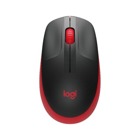 Ratón Inalámbrico Logitech M190/ Hasta 1000 DPI/ Rojo