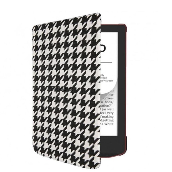 Pocketbook funda shell series verse  verse pro - patron blanco y negro