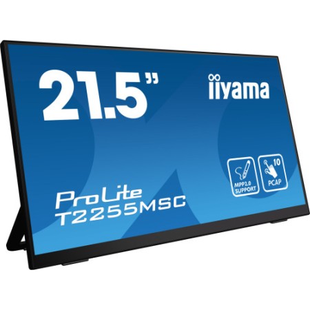MONITOT IIYAMA 22″ TACTIL CAPACITIVO, T2255MSC-B1, IPS, 60HZ, 5 MS, HDMI, USB, DISPLAYPORT, ALT, VESA 100 x 100