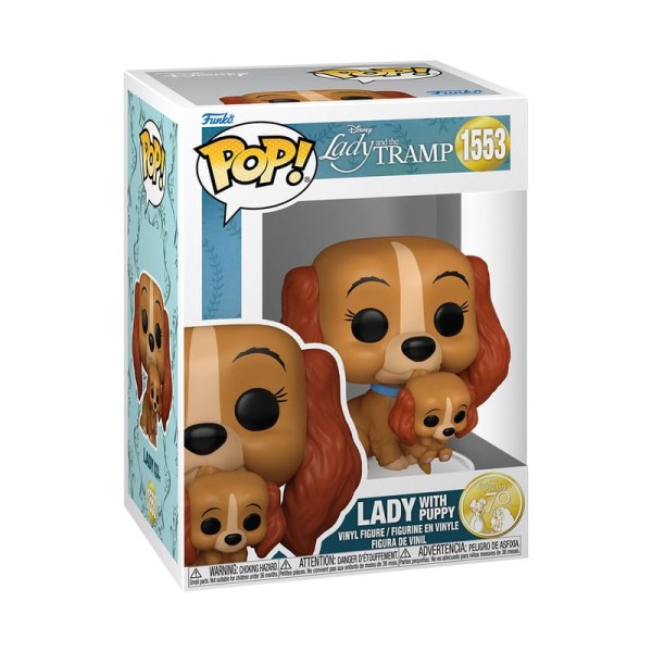 Funko pop la dama y el vagabundo -  dama con cachorro
