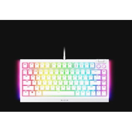 TECLADO RAZER BLACKWIDOW V4 75% BLANCO (USA) (RZ03-05001700-R3M1)
