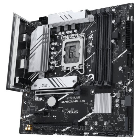 PLACA ASUS PRIME B760M-PLUS,INTEL,1700,B760,4DDR5,128GB,HDMI+DP,4SATA+2M.2,5USB 3.2+1USB-C,2.5GB,MATX