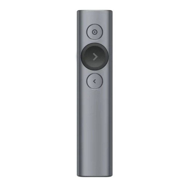 Presentador Inalámbrico por Bluetooth Logitech Spotlight Presentation Remote/ 2.4GHz/ Gris Pizarra