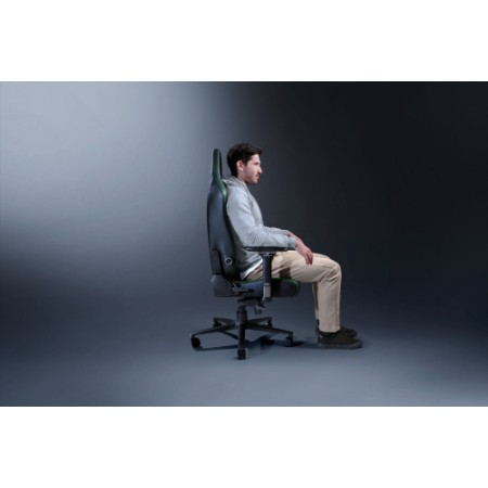 Razer Iskur V2 Butaca para jugar Asiento acolchado Negro, Verde
