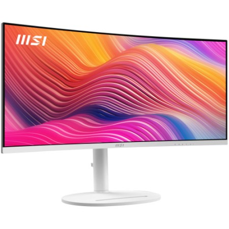 MSI MONITOR MODERN MD342CQPW. 34″ VA CURVO 1500R. 3440X1440. 120 HZ. BLANCO