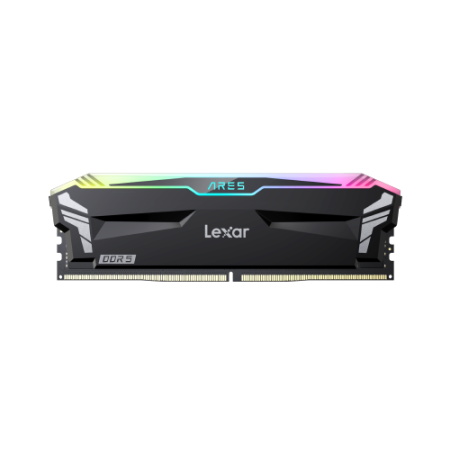 LEXAR MEMORIA ARES DDR5 32GB (2X16GB) 6800 CL34 1.4V HEATSINK RGB DUAL PACK BLACK LD5U16G68C34LA-RGD