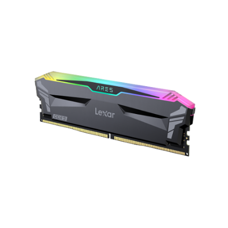 LEXAR MEMORIA ARES DDR5 32GB (2X16GB) 6800 CL34 1.4V HEATSINK RGB DUAL PACK BLACK LD5U16G68C34LA-RGD