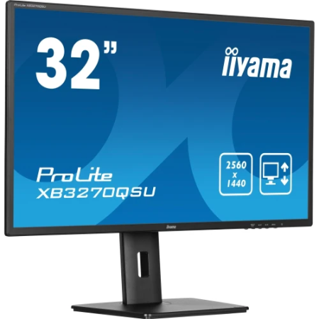 MONITOR IIYAMA 32″, PANEL IPS, 1HDMI, 1DP, 3X3.2, 100HZ ,3MS, REDUCTOR DE LUZ, REGULABLE ALTURA,