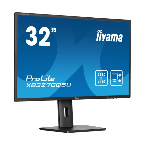 MONITOR IIYAMA 32″, PANEL IPS, 1HDMI, 1DP, 3X3.2, 100HZ ,3MS, REDUCTOR DE LUZ, REGULABLE ALTURA,