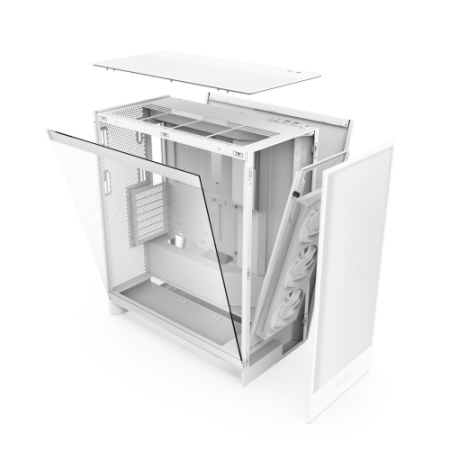 NZXT H7 Flow RGB Midi Tower Blanco