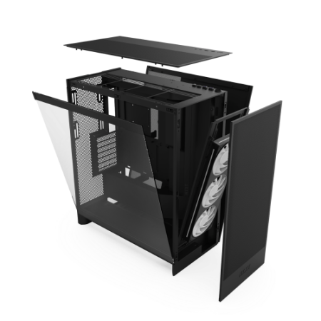 NZXT H7 Flow RGB Midi Tower Negro
