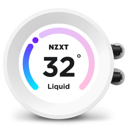 NZXT Kraken Elite 240 RGB Procesador Sistema de refrigeración líquida todo en uno 12 cm Blanco 1 pieza(s)