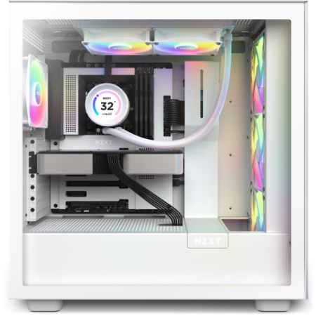 NZXT Kraken Elite 240 RGB Procesador Sistema de refrigeración líquida todo en uno 12 cm Blanco 1 pieza(s)