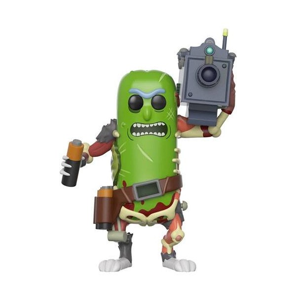 Funko pop animation vinyl rick y morty pickle rick con laser 9cm
