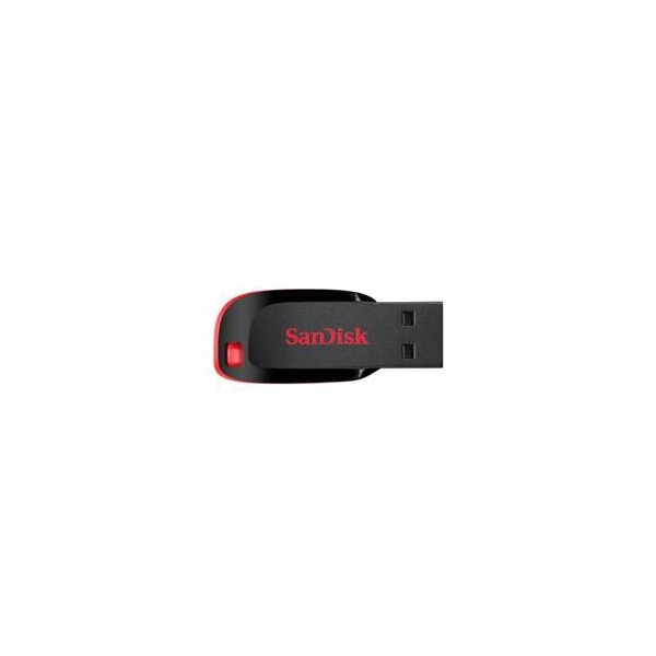 Memoria usb 2.0 sandisk 16gb cruzer blade rojo