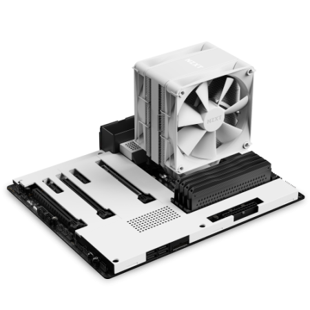 NZXT T120 Procesador Refrigerador de aire 12 cm Blanco 1 pieza(s)