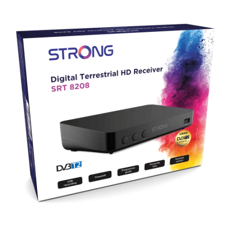 Strong SRT 8208 Ethernet (RJ-45) Negro