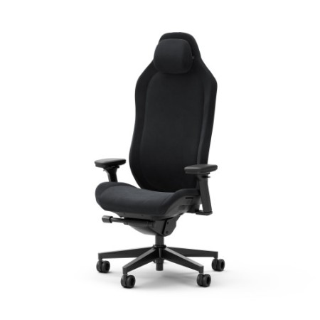 Fractal Design FD-CH-RE1A-01 silla para videojuegos Silla para videojuegos de PC Asiento acolchado Negro