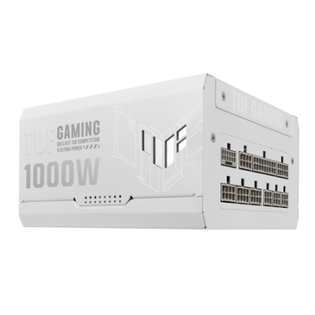 ASUS TUF Gaming 1000W Gold White Edition unidad de fuente de alimentación 20+4 pin ATX ATX Blanco