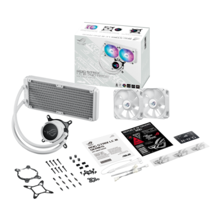 ASUS ROG Strix LC III 240 ARGB White Edition Procesador Kit de refrigeración líquida 12 cm Blanco