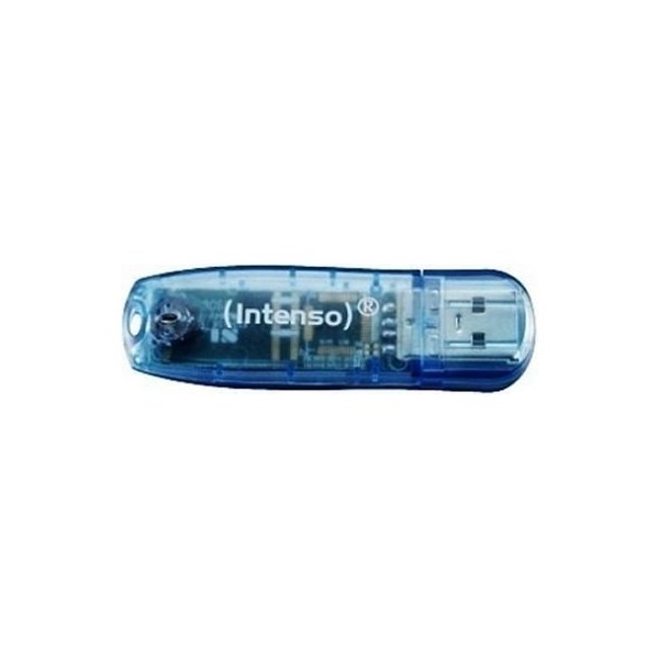 Memoria usb 2.0 intenso rainbow 4gb azul