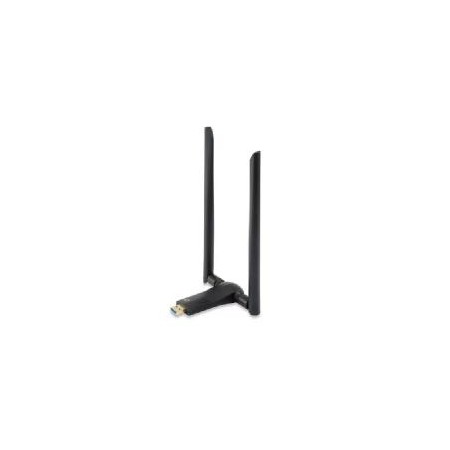 Adaptador wifi usb 3.0 dualband level one  ac1200 300mb en 24ghz y 867mb en 5ghz usb 3.0 2 antenas desmontables