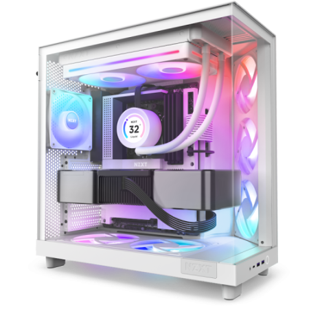 NZXT RF-U28HF-W1 sistema de refrigeración para ordenador Carcasa del ordenador Ventilador Blanco 1 pieza(s)
