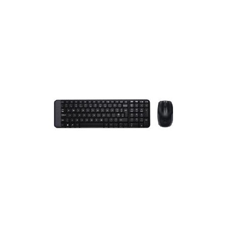 Teclado  mouse logitech mk220 wireless inalambrico ingles (eeuu)