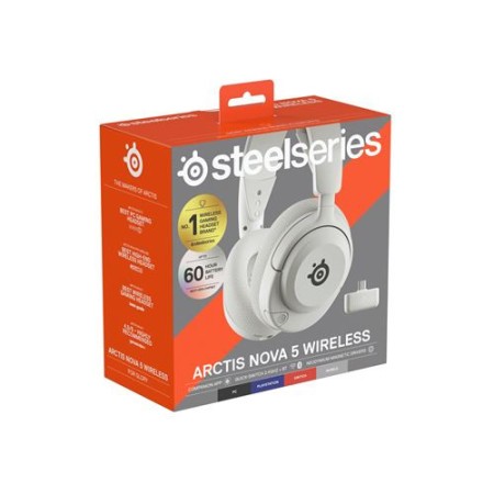 AURICULARES STEELSERIES - ARCTIS NOVA 5 BLANCO (61671)