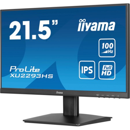 IIYAMA MONITOR PANEL IPS DE 21.5’’, REGULABLE, 100 HZ, HDMI, REDUCTOR DE LUZ AZUL, ALTAVOCES