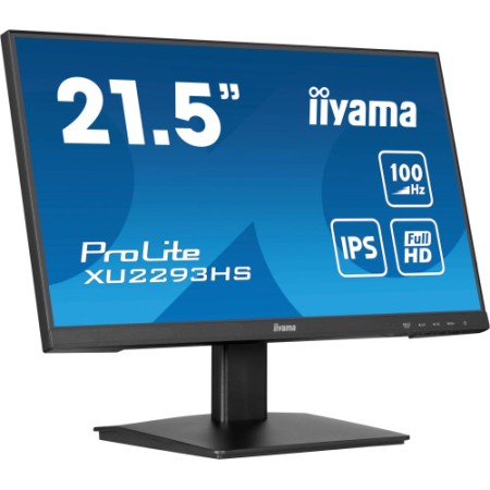 IIYAMA MONITOR PANEL IPS DE 21.5’’, REGULABLE, 100 HZ, HDMI, REDUCTOR DE LUZ AZUL, ALTAVOCES