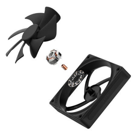 NZXT RF-P12SF-B2 sistema de refrigeración para ordenador Carcasa del ordenador Ventilador Negro 1 pieza(s)